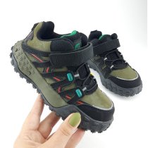 Кроссовки на липучках детские Клибе Хаки green Clibee