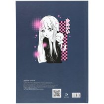 Шкільний щоденник Kawaii girl, тверда обкладинка, формат А5, 40 аркушів