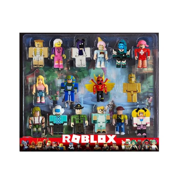 Набор героев Roblox, 16 фигурок с подвижными конечностями, средняя высота 8,5 см, в коробке
