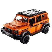 Конструктор джип Mercedes-Benz Гелик, 1007 деталей, оранжевый, масштаб 1:14, Technic