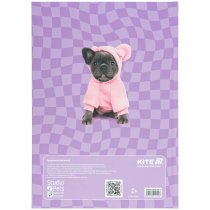 Щоденник шкільний недатирований Kite Studio Pets з милими тваринами, формат А5