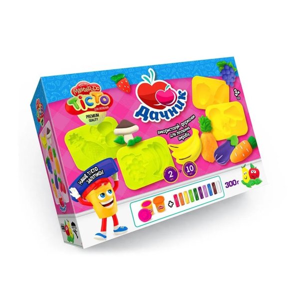Креативное творчество Тесто для лепки MASTER DO Дачник укр.яз. тм Danko Toys KMTMD-18-01U