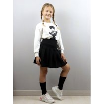 Юбка тенниска черная для девочки тм BossKids 2103чор