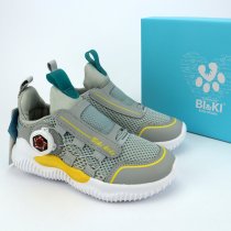 Серые детские кроссовки с быстрой шнуровкой тм Biki