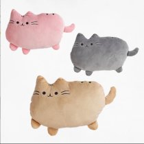 Мягкая игрушка Кот-Пушин трех цветов длиной 25 см