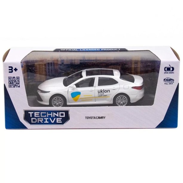 Автомобиль TechnoDrive Toyota Camry Uklon белый 250291