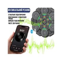 Електронний музичний бокс-тренажер з Bluetooth, 9 режимів швидкості рукавички та мішень
