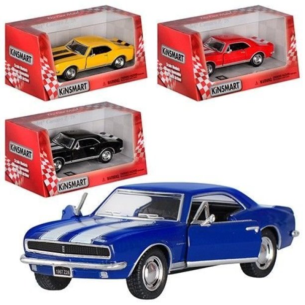 Машинка KINSMART 1967 CHEVROLET CAMARO Z/28: инерционная, 1:37, в коробке 15,5-8 см KMKT5341 W
