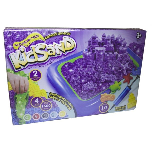 Пісочниця Кінетичний пісок KidSand 1600 г
