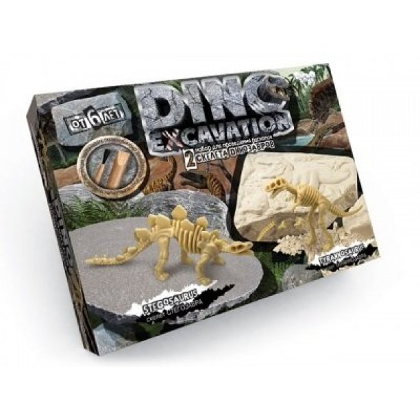 Набір для проведення розкопок DINO EXCAVATION динозаври укр.