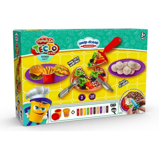Тесто для лепки Master Do Шеф-Повар Пицца тм Danko Toys KMTMD-09-01U