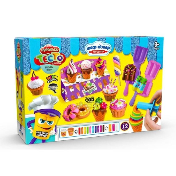 Тесто для лепки Master Do Шеф-Кухар Кондитер тм Danko Toys KMTMD-10-03U