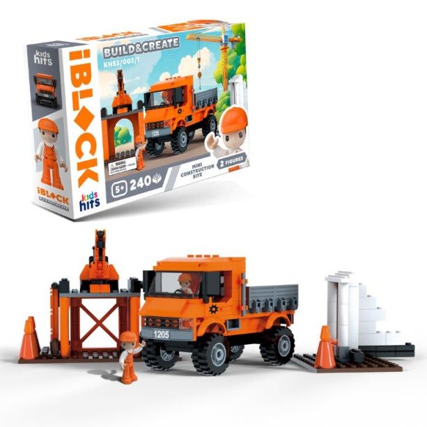 Конструктор Kids hits IBLOCK JUNIOR 240 деталей коробка 32*5*21,5 см