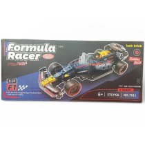 Дитячий конструктор Formula Racer F1 Pull-Back 7611 575 деталей, інерційний механізм, гумові шини