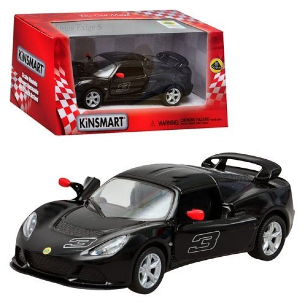 Модель легковая 5 LOTUS EXIGE S (2012): металлическая, инерционная, открываются двери, в коробке  KMKT5361W