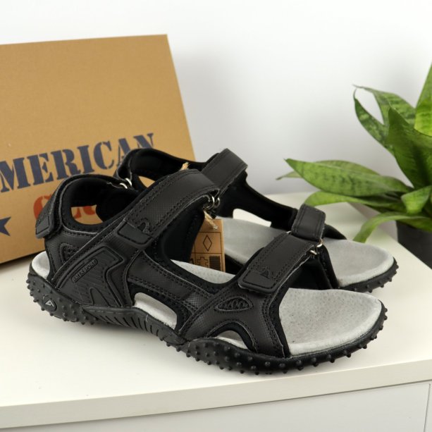 Чорні босоніжки підліткові American Club 37-41