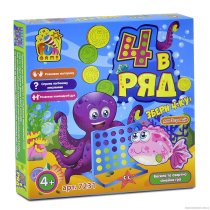 Гра 4 в ряд в коробці тм Fun Game для дітей і дорослих