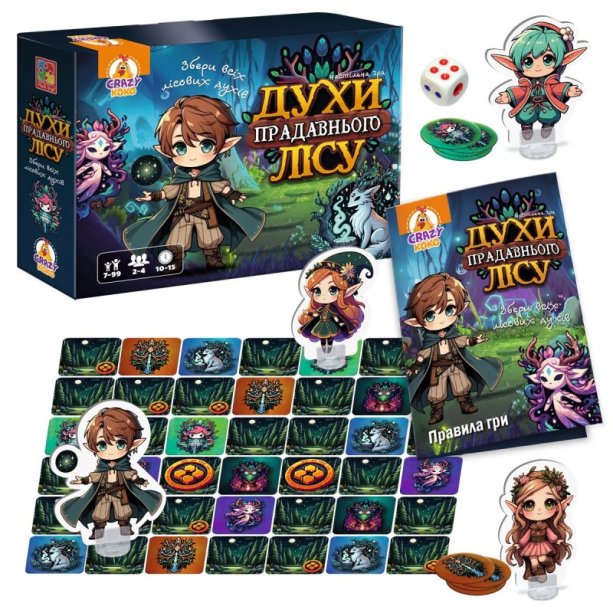 Развлекательная настольная игра для детей Vladi Toys Духи древнего леса