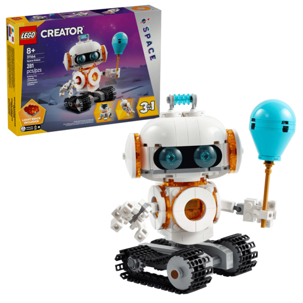 Игровой набор LEGO Creator Космический робот, 3 модели в 1: робот, космолет и робопес