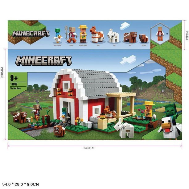 Детский конструктор My World Красный амбар, 799 деталей