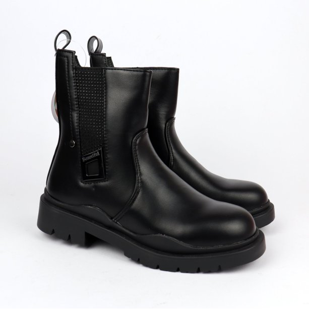 Демисезонные сапоги для девочки на молнии черные тм Tom.M (33-38)