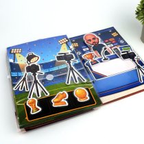 Інтерактивна гра на липучках Книга-альбом Футбол спортивна розвиваюча гра