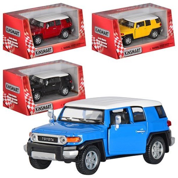Машина металева Kinsmart Toyota FJ Cruiser у коробці 16*8,5*7,5 см