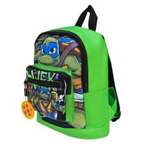 Рюкзак TMNT, 31×23×9 см, с фликером – идеален для школы и прогулок.