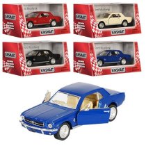 Дитяча металева машинка Ford Mustang 1964, колекційна залізна автомодель, у подарунковій коробці 16 * 8,5 * 7,5 см