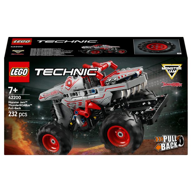 Конструктор LEGO Technic Monster Jam ThunderROARus с инерционным механизмом: коллекционный детский монстр-трак в коробке