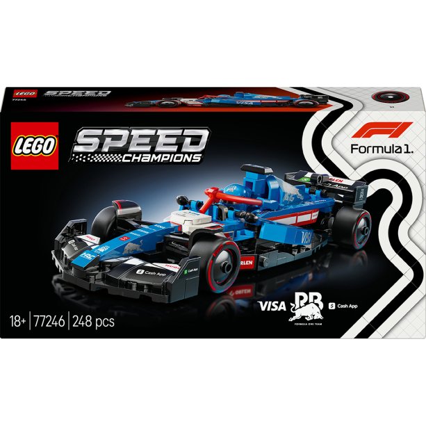 Детский конструктор Лего Спид Чемпионс LEGO Speed ​​Champions Гоночный болид Visa Cash App RB VCARB 01: оригинальная машинка
