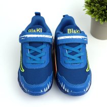 Кросівки для хлопчика сині, що світяться з динозавром BiKi