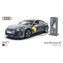 Машинка электро Автопром  металлическая 1:36 Audi RS e-tron GT батарейки, свет, звук, открываются двери KM68717