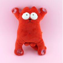 Игрушка на присосках мягкая Кот Саймон в машину 30 см