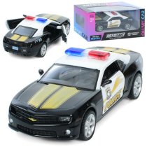 Іграшкова Машина АвтоСвіт Chevrolet Camaro, металева, інерційна, поліція, 12 см, відчиняються двері