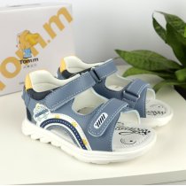 Дитячі босоніжки для хлопчика із закритою п’яткою і шкіряною устілкою Tomm