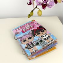 Розвиваюча гра з липучками. Книга на липучках міні LOL