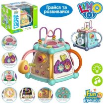Игра 7в1, 22 см, музыкальная(англ), звук, свет, подвижные детали, на батарейках, коробка, 30,5-24,5-25,5 см KMFT0028 AB