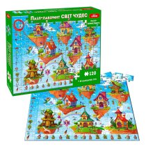 Пазл-Виммельбух Пазл-лабиринт. Мир чудес Ludum 120 элементов МЕ 5032-34