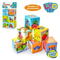 Игрушка Обучающие кубики игрушки для купания в кульке 15-23-7 см KMM0257 U/R