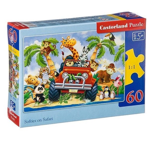 Пазли Castorland 60 елементів — Сафарі