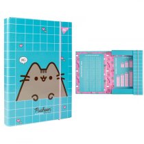 Папка для тетрадей YES Pusheen, картонная, формат B5, надежная и стильная, для школы