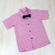 Сорочка з метеликом для хлопчика короткий рукав MyKids