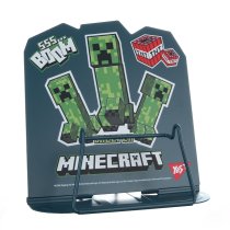Подставка для книг фигурная YES Minecraft Creeper, металлическая, для учебников и тетрадей