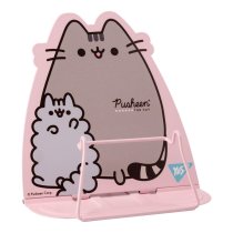 Подставка для книг фигурная YES Pusheen, металлическая, для учебников и тетрадей