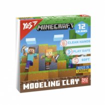 Пластилин YES Minecraft, 12 цветов, 240 г, для творчества и лепки