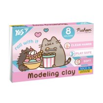 Детский пластилин YES Pusheen, 8 цветов, 160 г, набор для школы