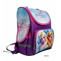 Ранец-короб ортопедический Space Frozen, 34х26х15 см, школьный рюкзак для девочки