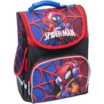 Ортопедический школьный ранец Space Spiderman, каркасная модель, 34х26х15 см, для школы.
