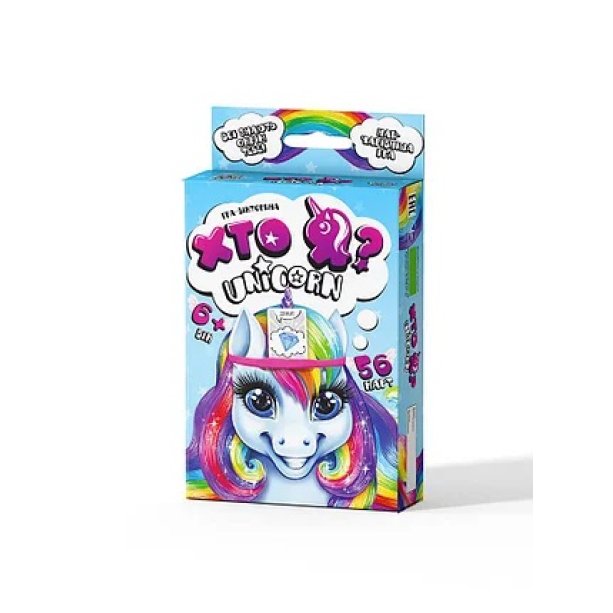 Игрушка Настольная игра-викторина Кто Я? Unicorn украинский язык  KMHIM-05-01U